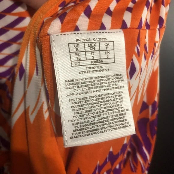 MARCIANO Tropic Twist Romper in Orange Multi - Picture 6 of 7